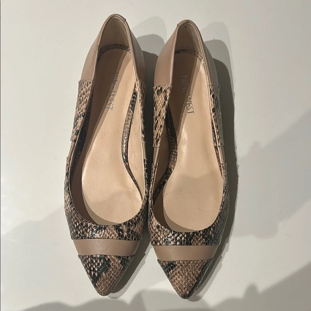 🐍 Nine West Tan and Brown Women's Shoes